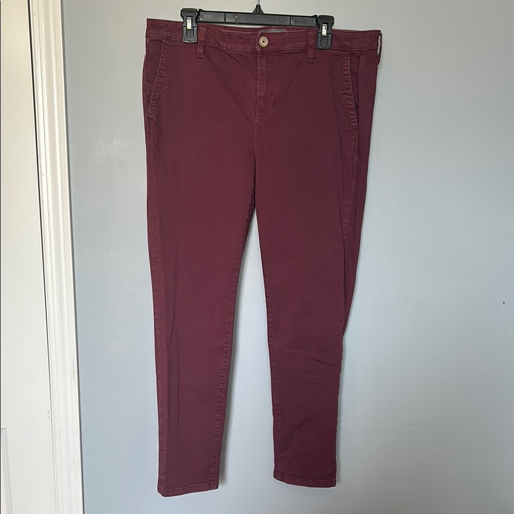 Women’s Torrid Maroon Skinny Pants size 14